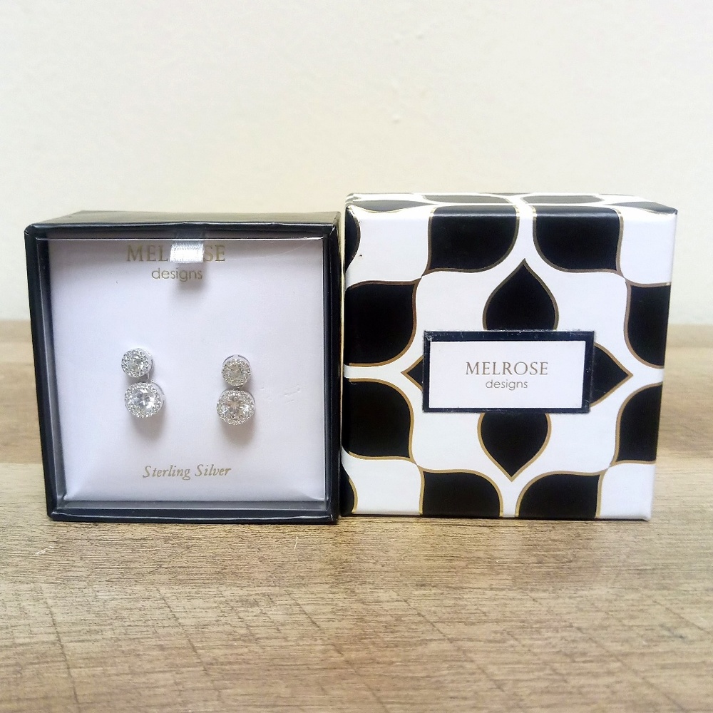 Melrose Designs Sterling Silver Earrings - Picture 2 of 2